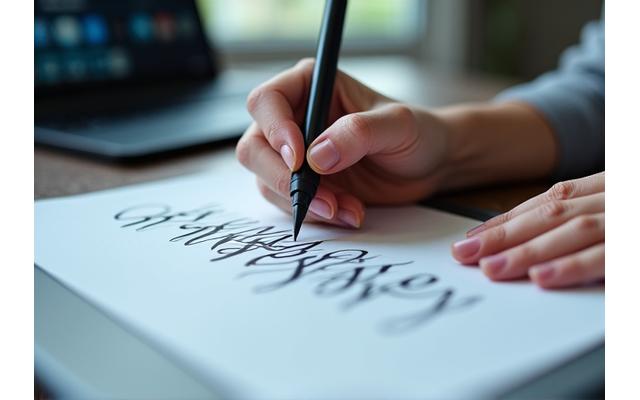 Cursos de caligrafía online con vídeo-lecciones