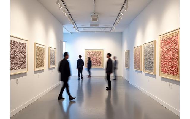 Exposición de arte y caligrafía en Madrid